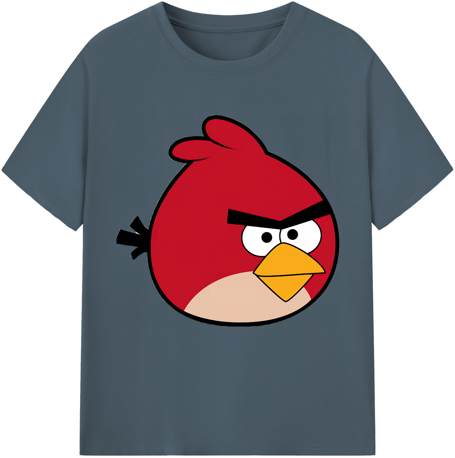 （画像用） Angry Birds アングリーバード 綿100％半袖Tシャツ（フロントプリント）